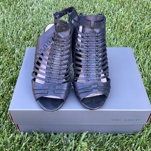 Vince Camuto heeled leather sandals